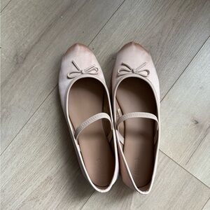 Alohas Odette Pale Pink ballet flats (satin) size 41 (US 10)